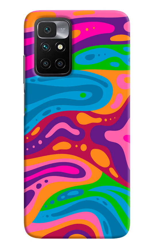 Trippy Pattern Redmi 10 Prime Hard Case Back Cover by Casekaro