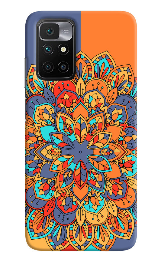 Color Mandala Redmi 10 Prime Hard Case Back Cover by Casekaro