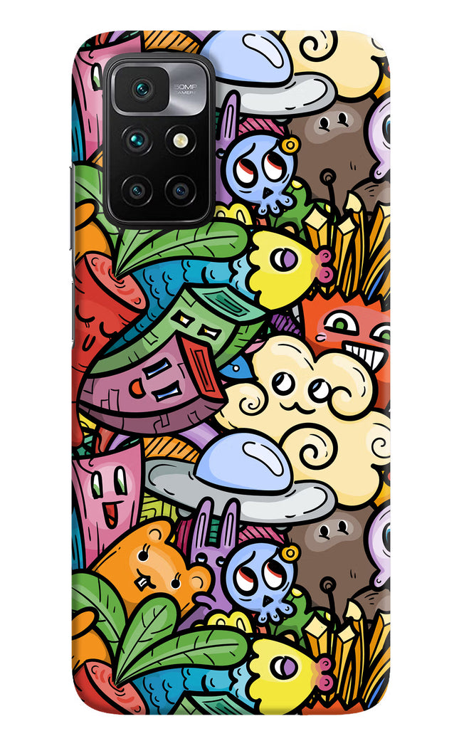 Veggie Doodle Redmi 10 Prime Hard Case Back Cover by Casekaro