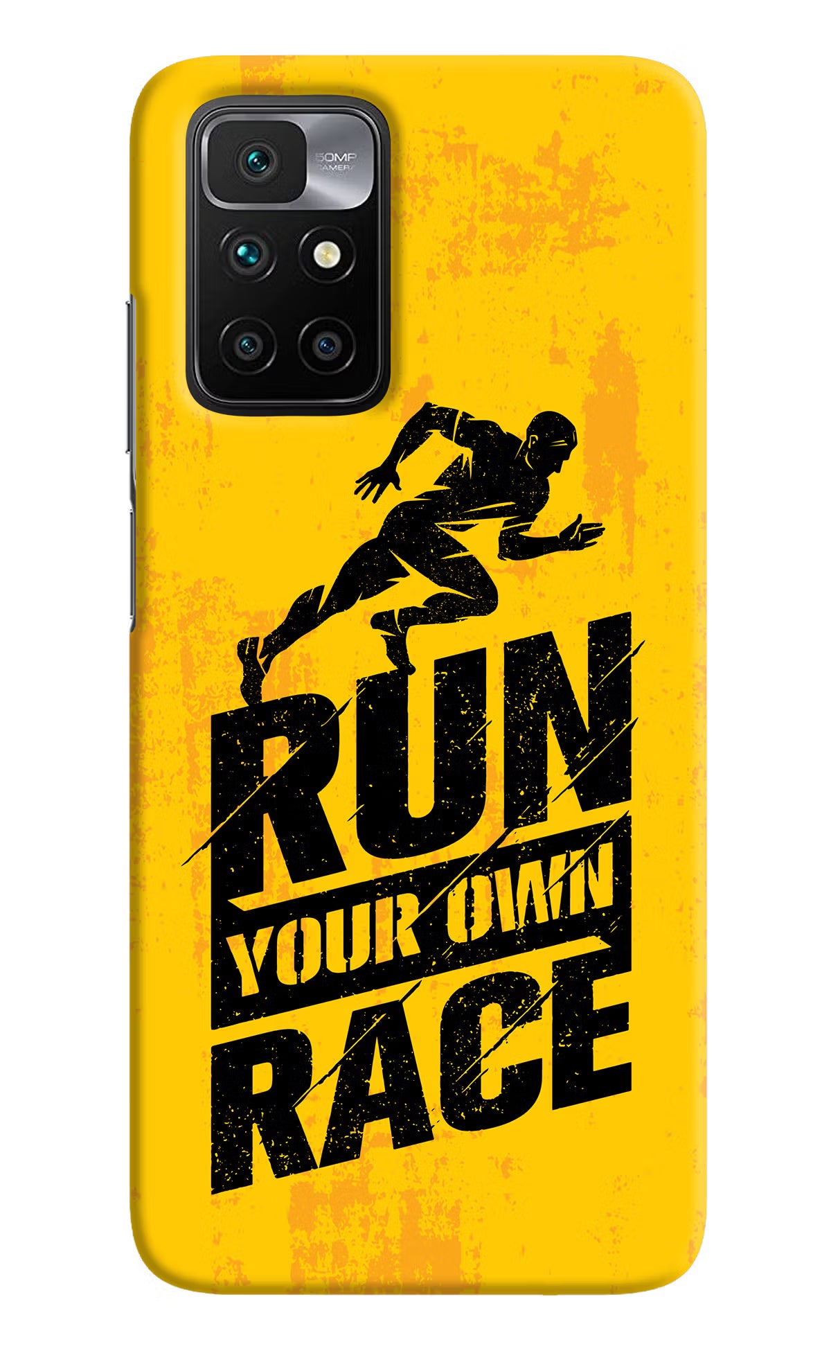 Run Your Own Race Redmi 10 Prime Hard Case Back Cover by Casekaro
