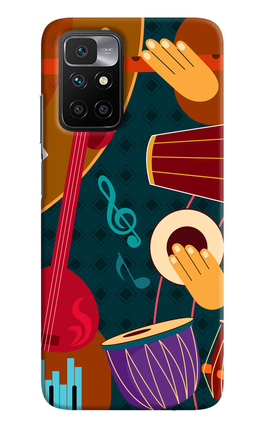 Music Instrument Redmi 10 Prime Hard Case Back Cover by Casekaro