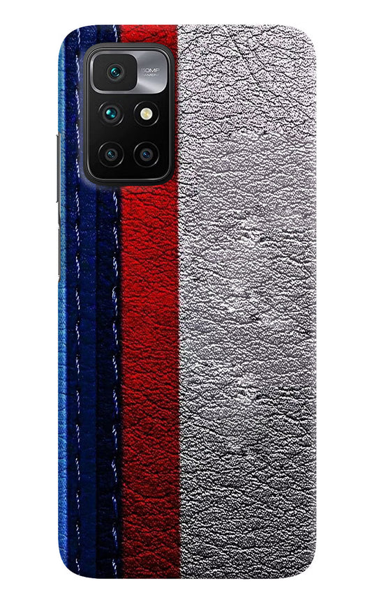 BMW Stripes Redmi 10 Prime Hard Case Back Cover by Casekaro