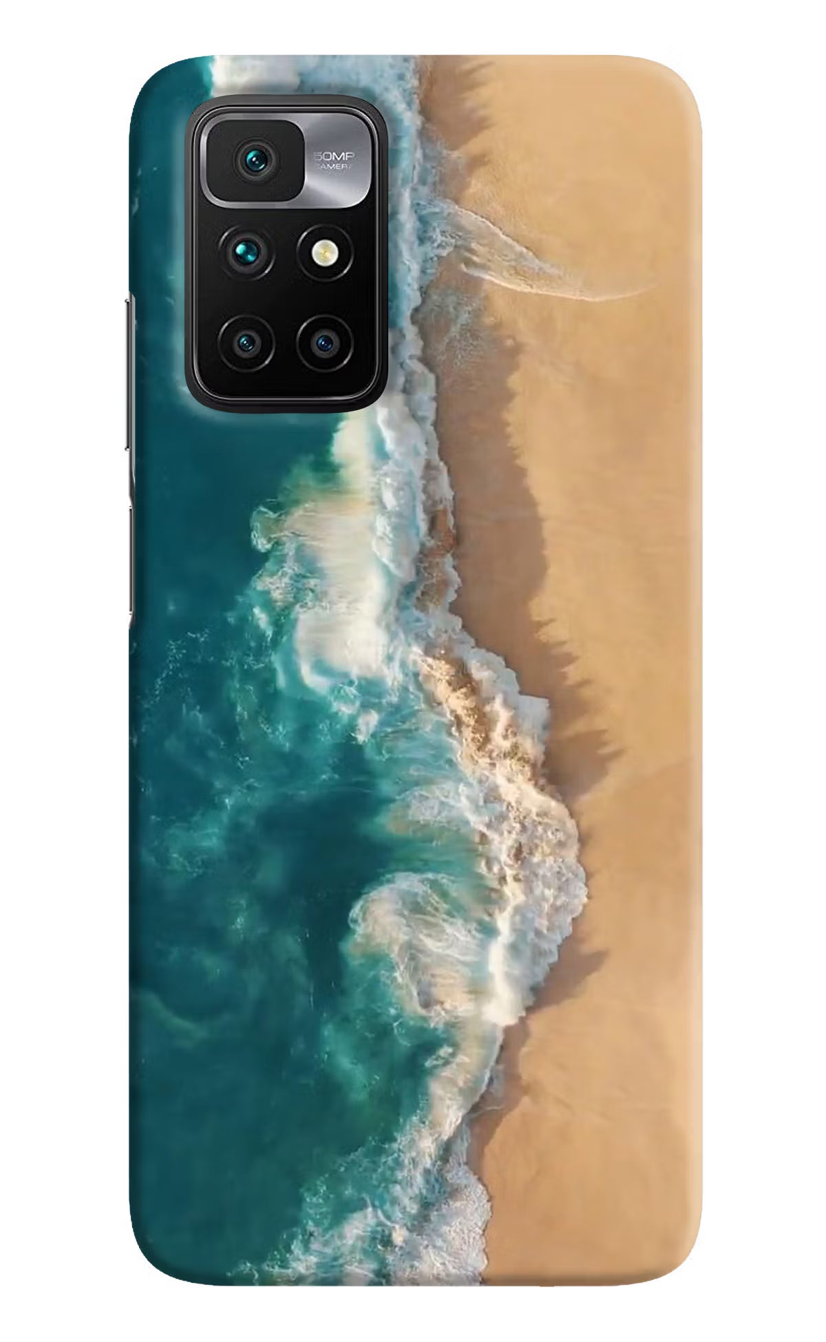 Ocean Beach Redmi 10 Prime Hard Case Back Cover by Casekaro
