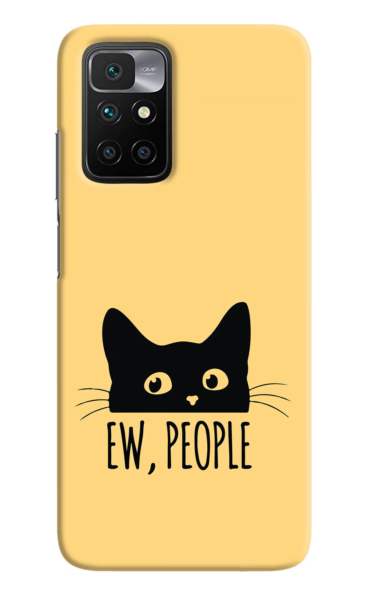 Ew People Catitude Redmi 10 Prime Hard Case Back Cover by Casekaro