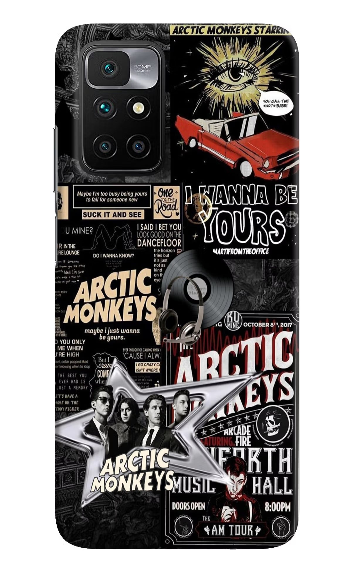 Arctic Monkeys Redmi 10 Prime Hard Case Back Cover by Casekaro