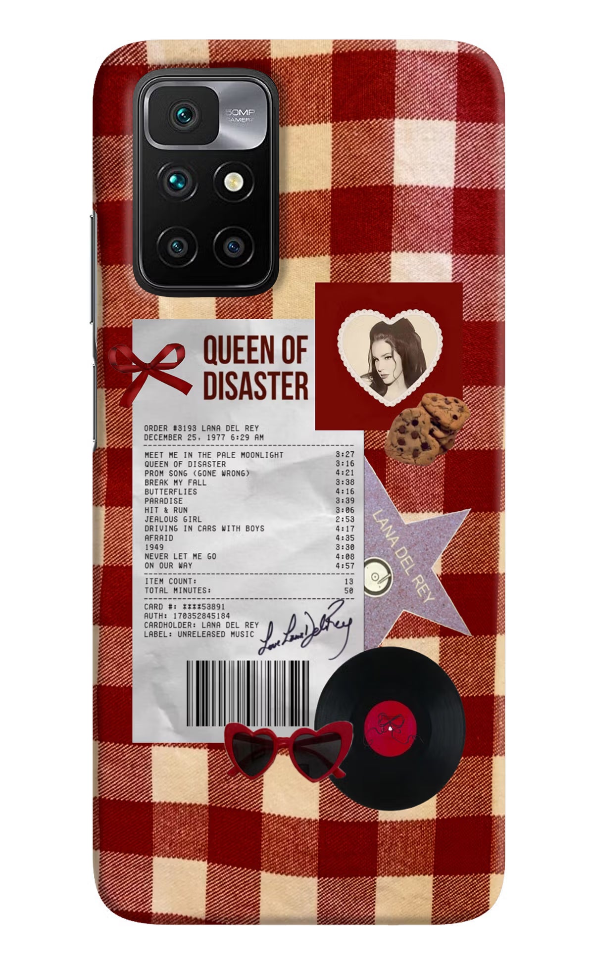 Queen of Disaster Redmi 10 Prime Hard Case Back Cover by Casekaro