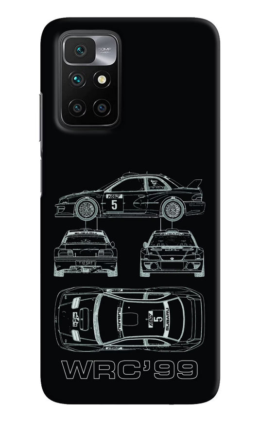 WRC'99 Redmi 10 Prime Hard Case Back Cover by Casekaro