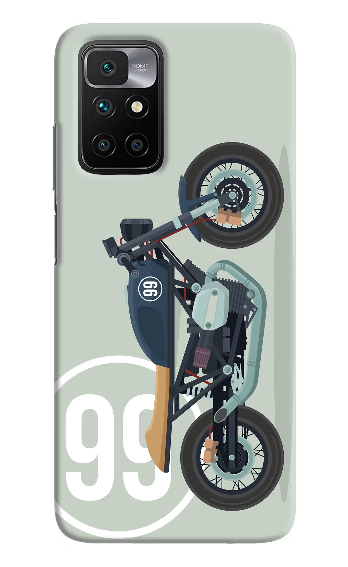 Classic Cafe Racer 99 Redmi 10 Prime Hard Case Back Cover by Casekaro