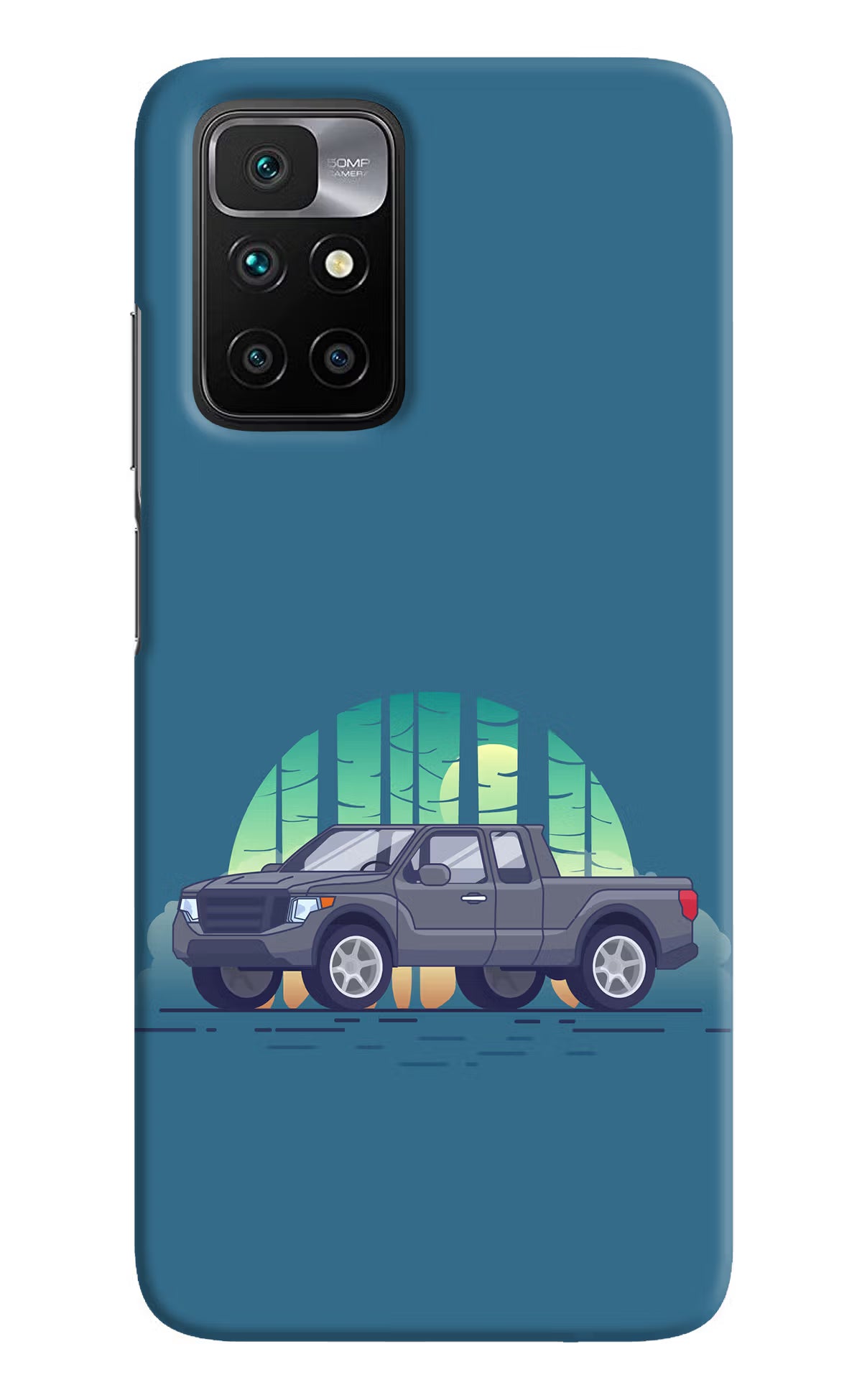 Retro Garage Vibe Redmi 10 Prime Hard Case Back Cover by Casekaro