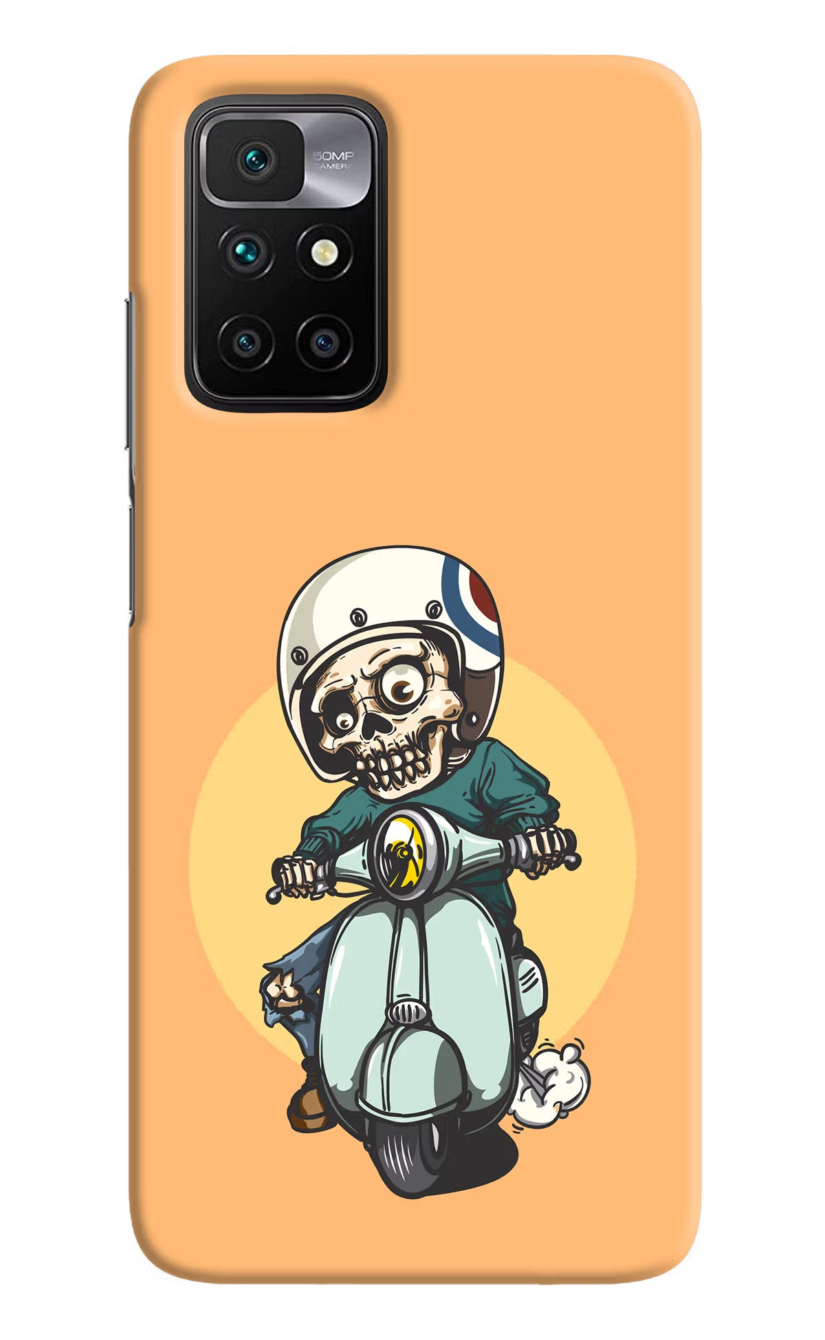 Undead Biker Redmi 10 Prime Hard Case Back Cover by Casekaro
