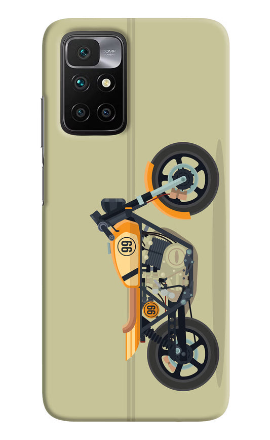 Vertical Speedster Redmi 10 Prime Hard Case Back Cover by Casekaro