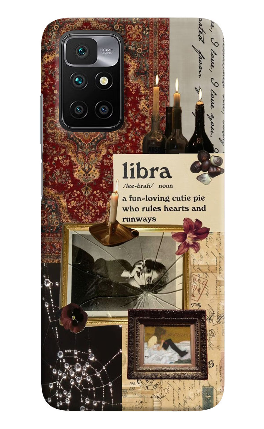 Libra Zodiac Redmi 10 Prime Back Cover, Hard case