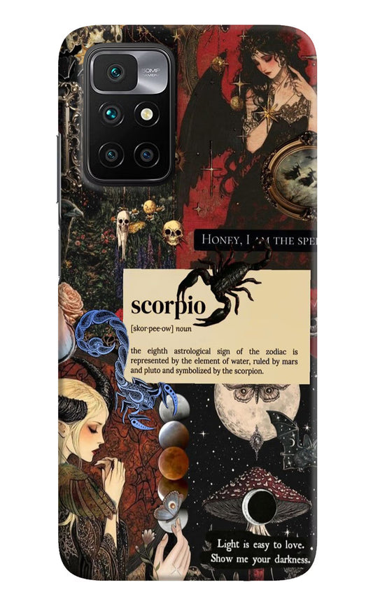 Scorpio Zodiac Redmi 10 Prime Hard Case Back Cover by Casekaro