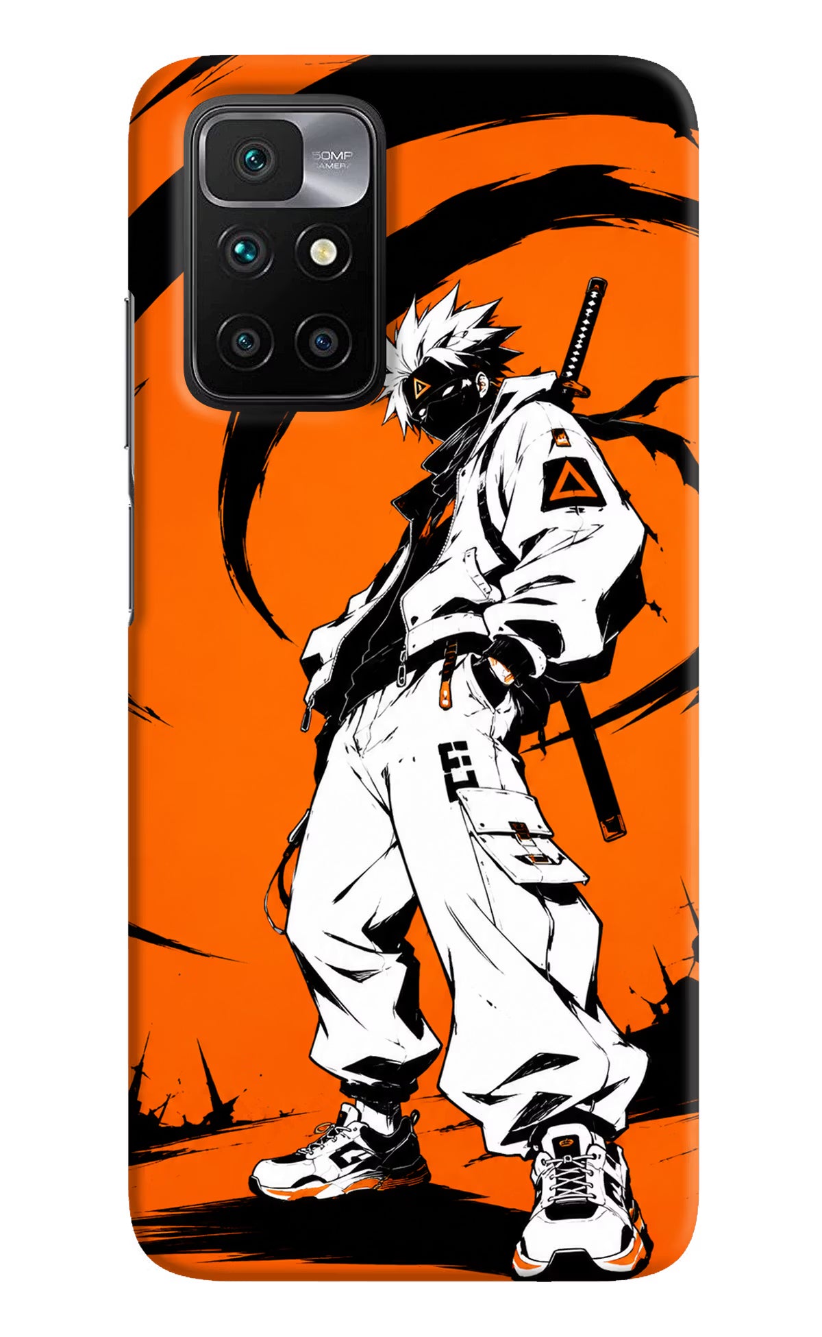 Street Samurai  Redmi 10 Prime Hard Case Back Cover by Casekaro