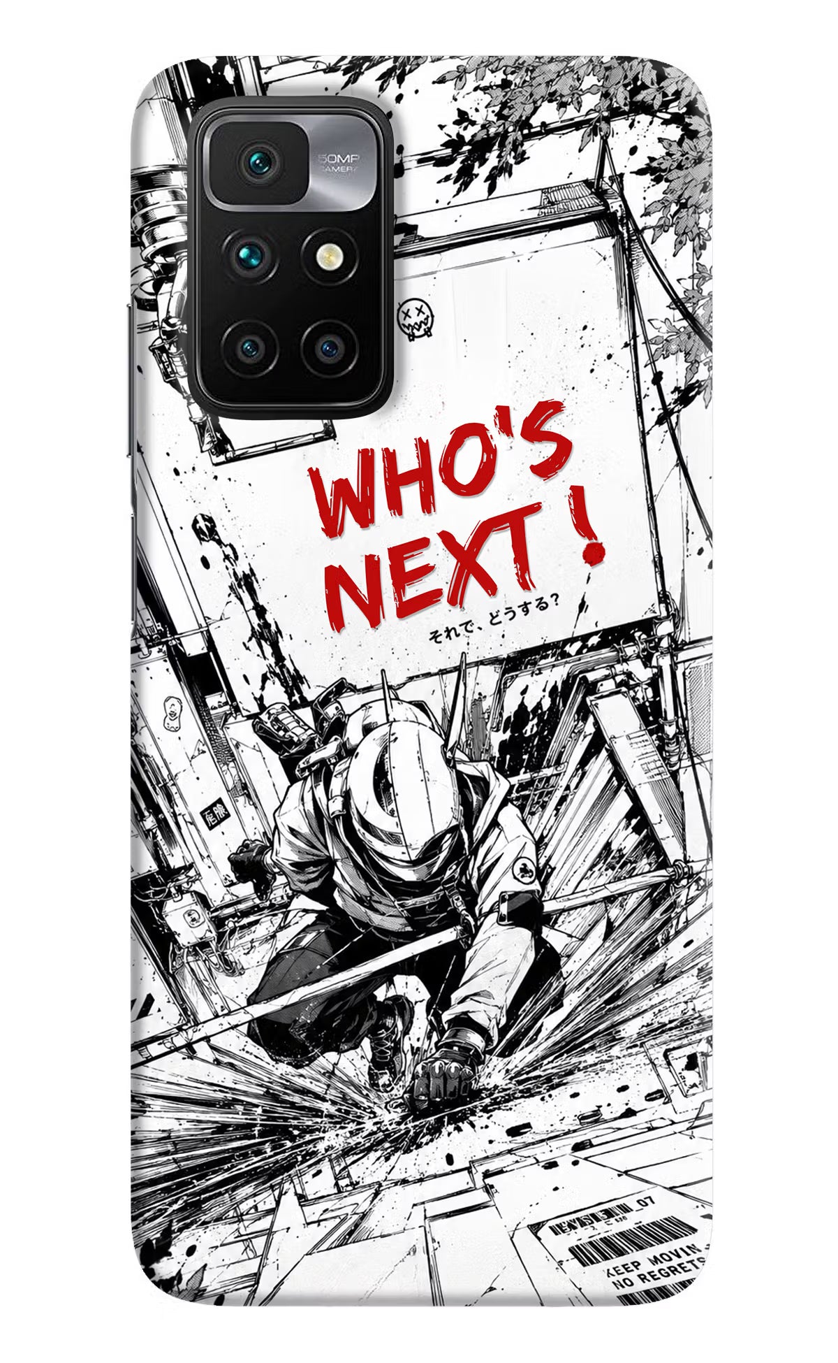 Who's Next Redmi 10 Prime Hard Case Back Cover by Casekaro
