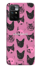 Pink Cats Redmi 10 Prime Hard Case Back Cover by Casekaro