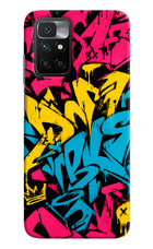 Graffiti Vibe Redmi 10 Prime Hard Case Back Cover by Casekaro