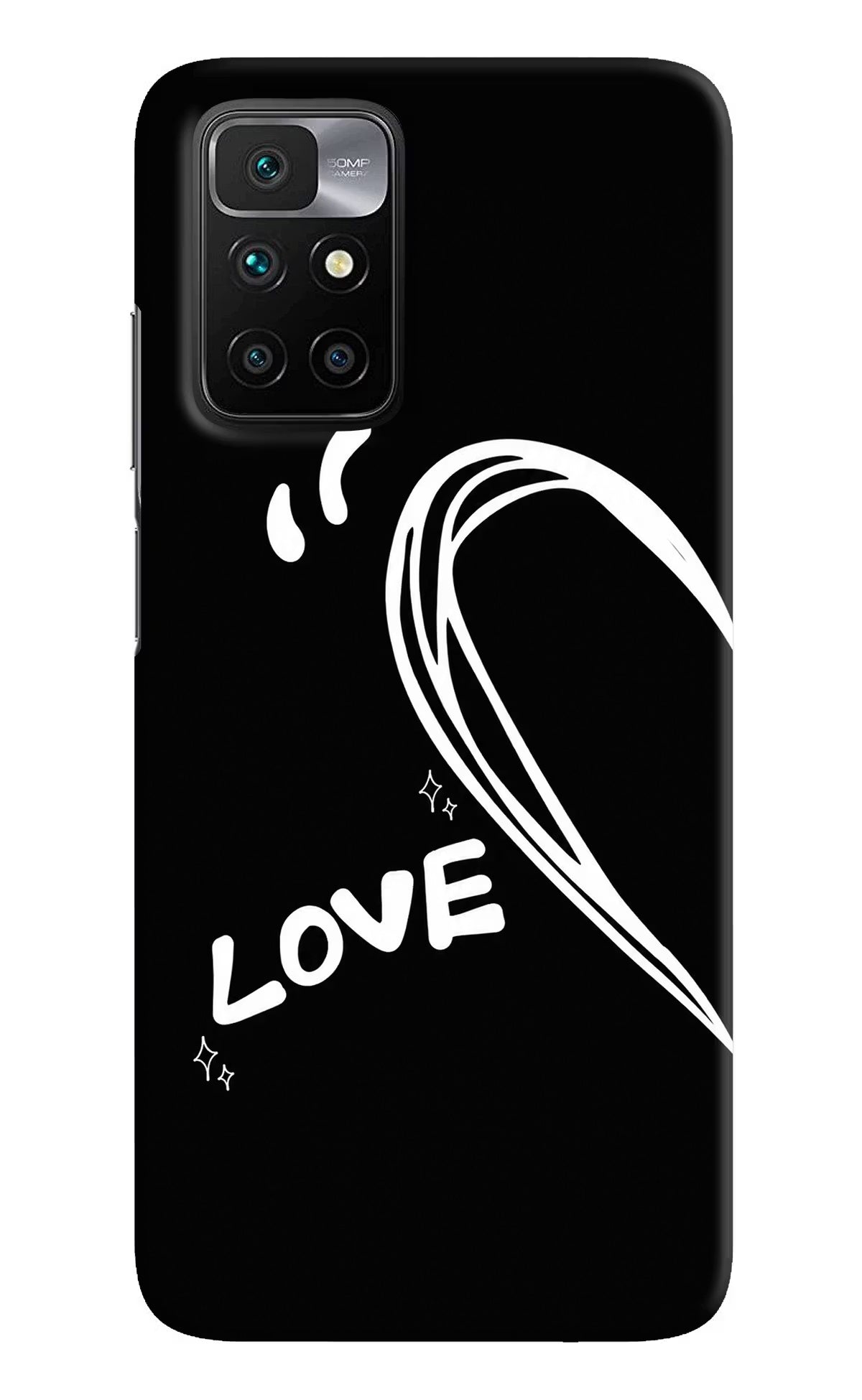 Love Line Redmi 10 Prime Back Cover