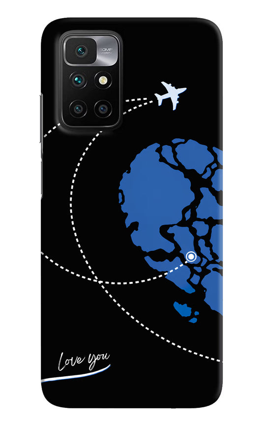 Love Orbit Redmi 10 Prime Hard Case Back Cover by Casekaro