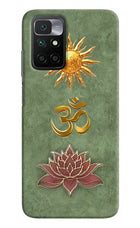 Om & Lotus Redmi 10 Prime Back Cover