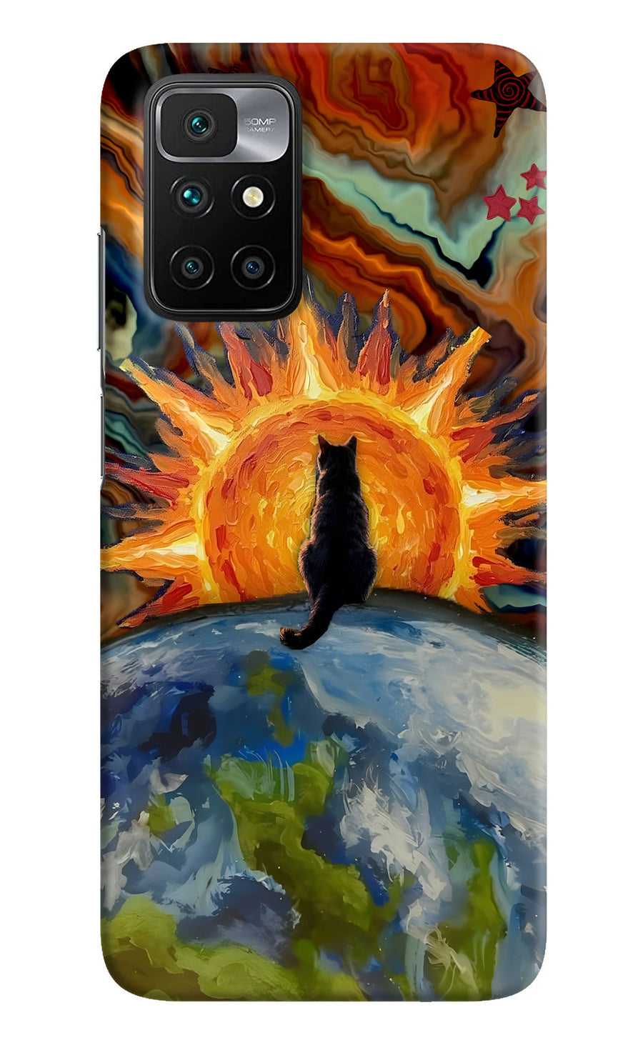 Sunrise Beyond Redmi 10 Prime Back Cover, Hard case