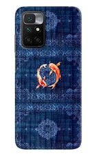 Koi Blue Redmi 10 Prime Hard Case Back Cover by Casekaro
