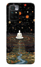 Space Monk Redmi 10 Prime Hard Case Back Cover by Casekaro