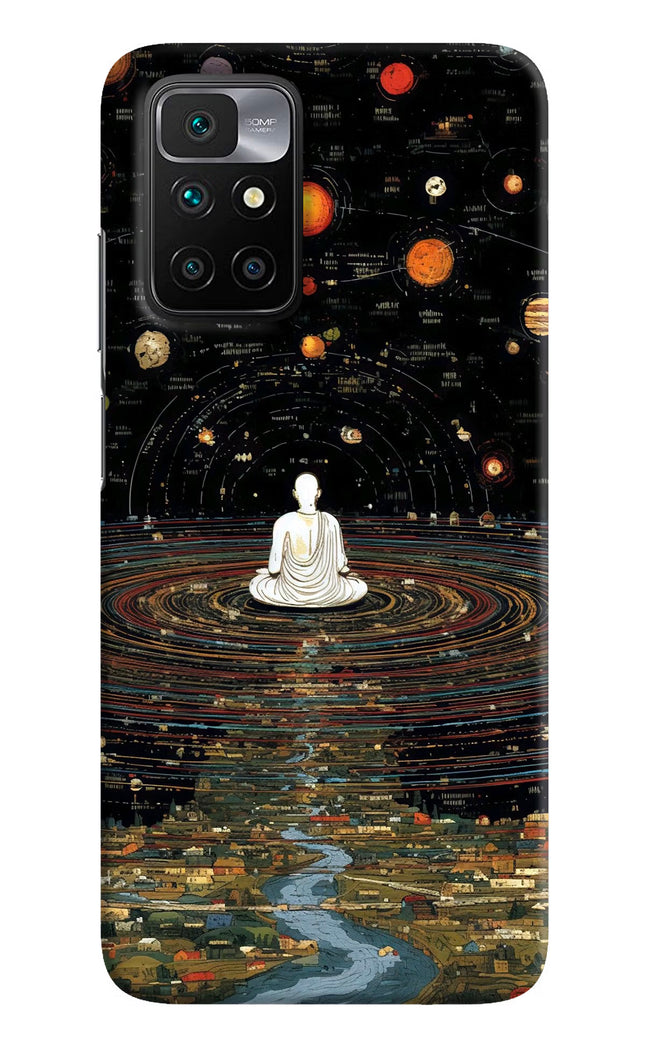 Space Monk Redmi 10 Prime Hard Case Back Cover by Casekaro