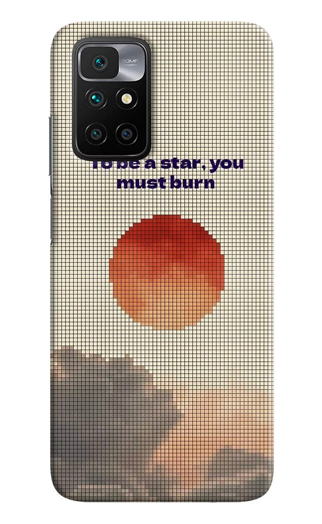 Pixel Sun Redmi 10 Prime Hard Case Back Cover by Casekaro