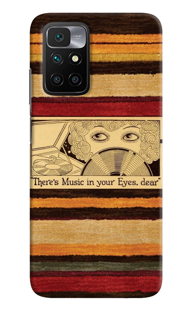 Vinyl Stripes Redmi 10 Prime Hard Case Back Cover by Casekaro