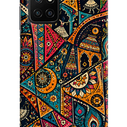 Folk Print Redmi 10 Prime Back Cover