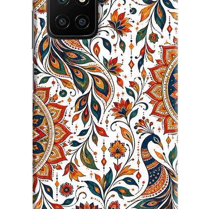 White Mayura Redmi 10 Prime Back Cover