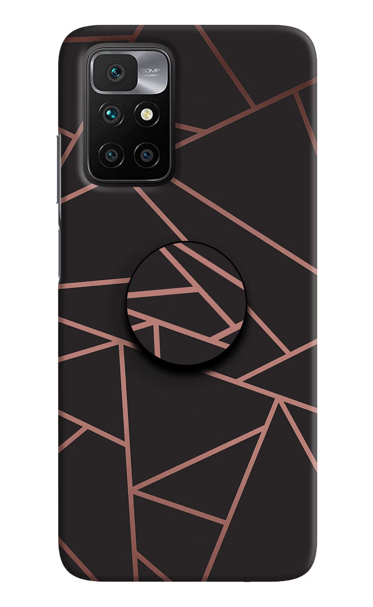 Geometric Pattern Redmi 10 Prime Pop Case by Casekaro