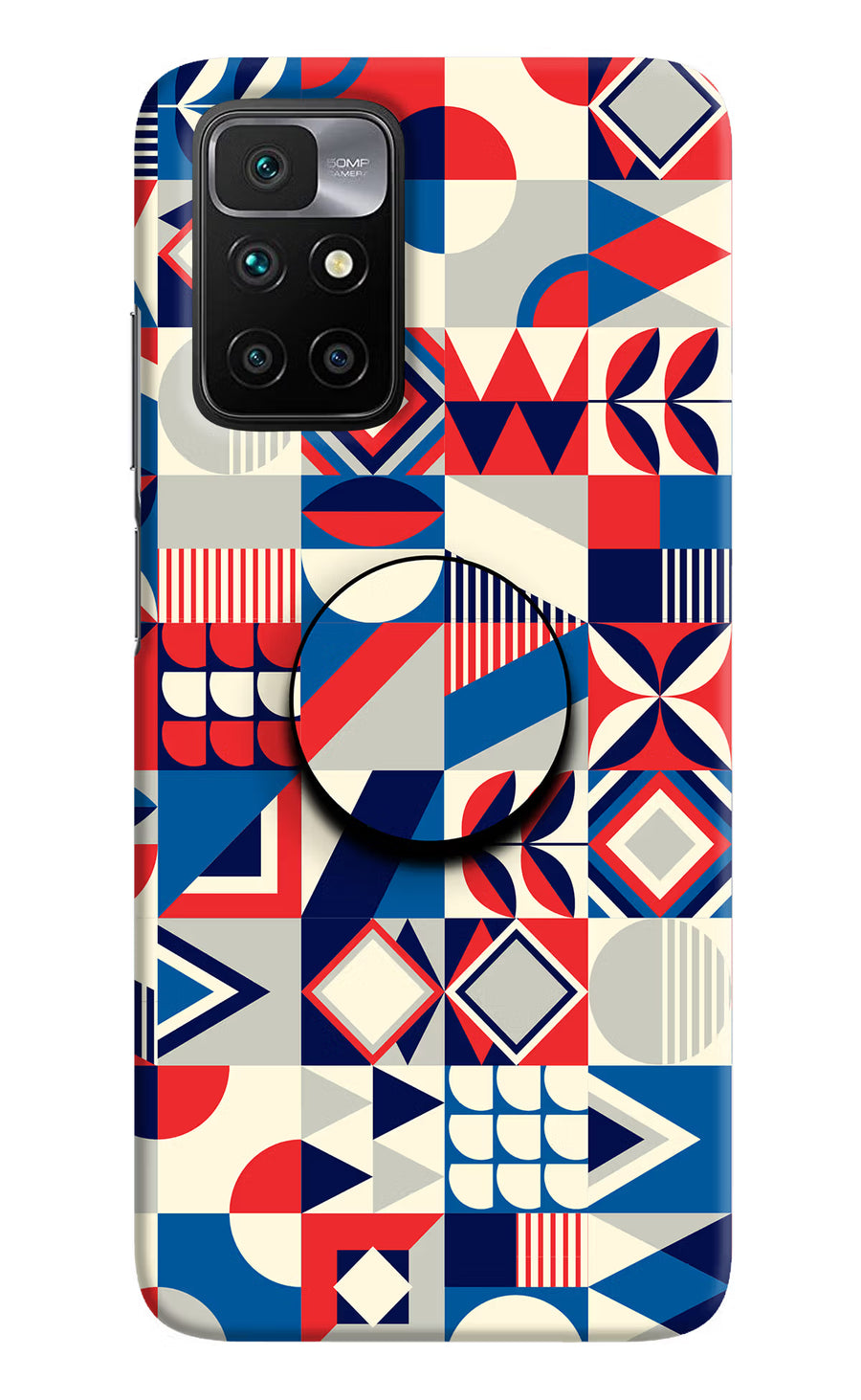 Colorful Pattern Redmi 10 Prime Pop Case, Hard case