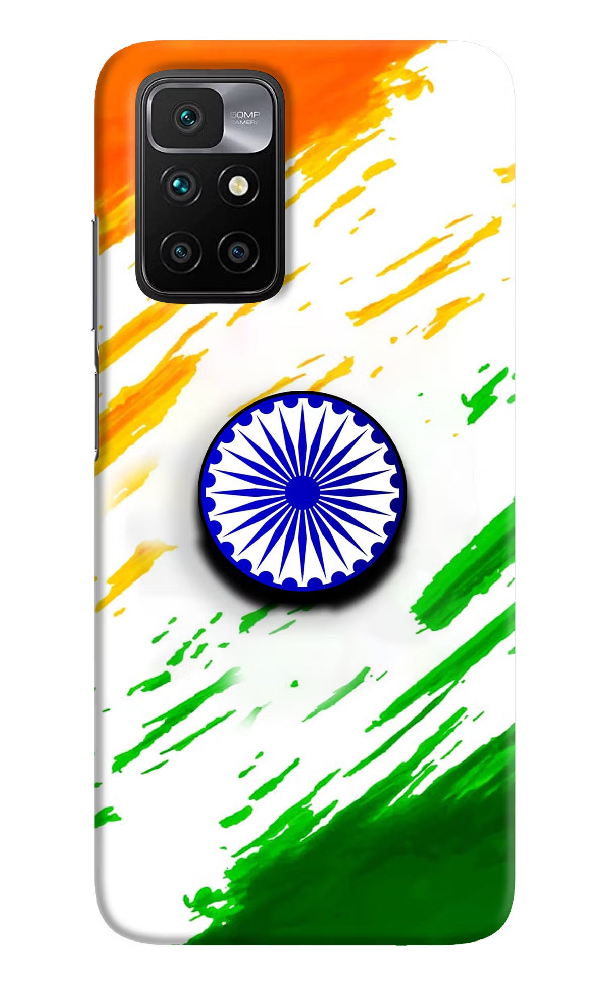 Indian Flag Ashoka Chakra Redmi 10 Prime Pop Case by Casekaro
