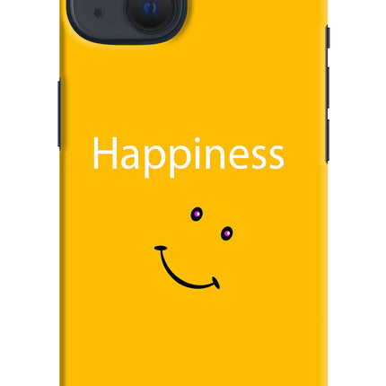 Happiness With Smiley iPhone 13 Hard Case Back Cover by Casekaro