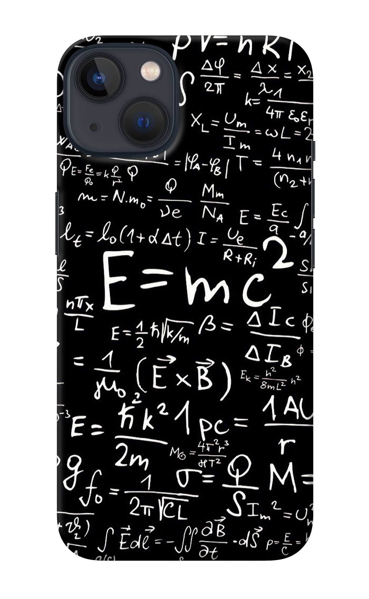 Physics Albert Einstein Formula iPhone 13 Back Cover