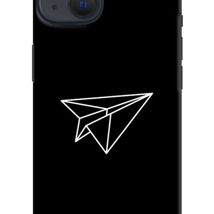 Paper Plane White iPhone 13 Hard Case Back Cover by Casekaro