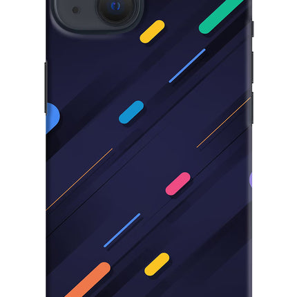 Abstract Design iPhone 13 Hard Case Back Cover by Casekaro