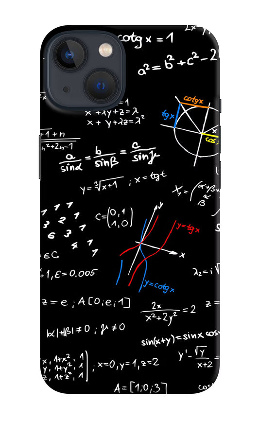 Mathematics Formula iPhone 13 Hard Case Back Cover by Casekaro