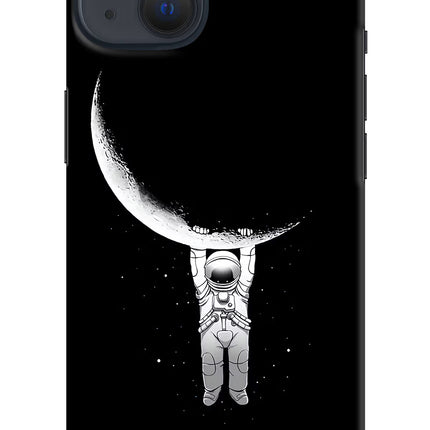 Moon Space iPhone 13 Hard Case Back Cover by Casekaro