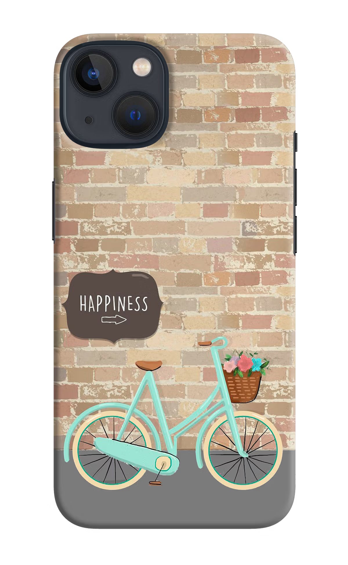 Happiness Artwork iPhone 13 Hard Case Back Cover by Casekaro