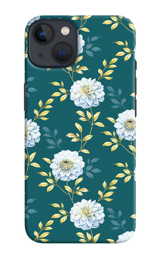 Flowers iPhone 13 Hard Case Back Cover by Casekaro