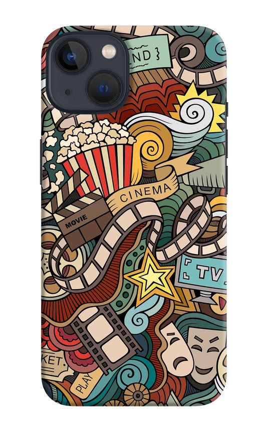 Cinema Abstract iPhone 13 Hard Case Back Cover by Casekaro