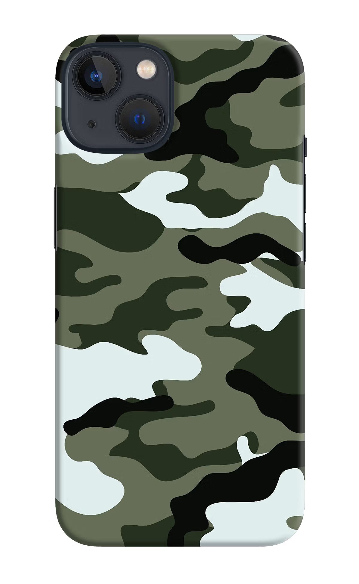 Camouflage iPhone 13 Hard Case Back Cover by Casekaro