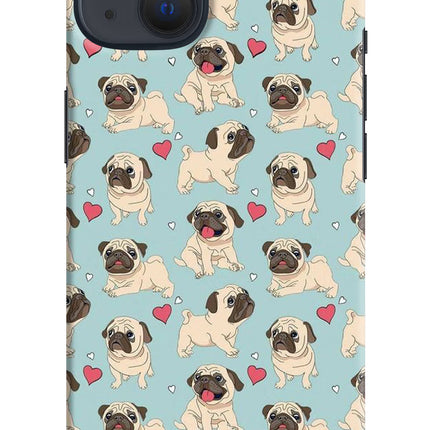 Pug Dog iPhone 13 Hard Case Back Cover by Casekaro
