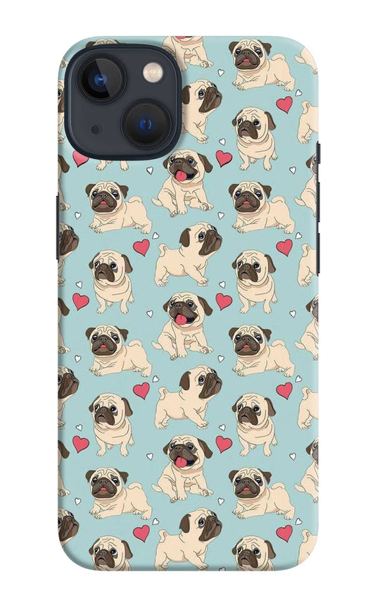 Pug Dog iPhone 13 Hard Case Back Cover by Casekaro