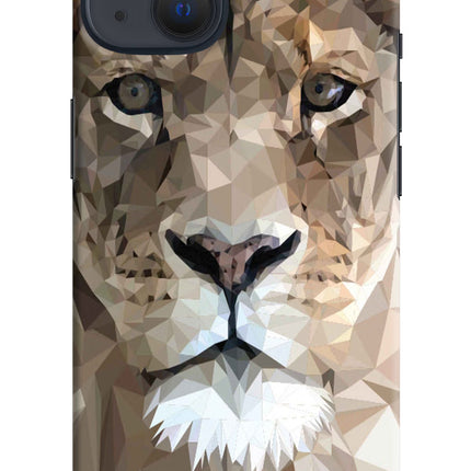 Lion Art iPhone 13 Hard Case Back Cover by Casekaro