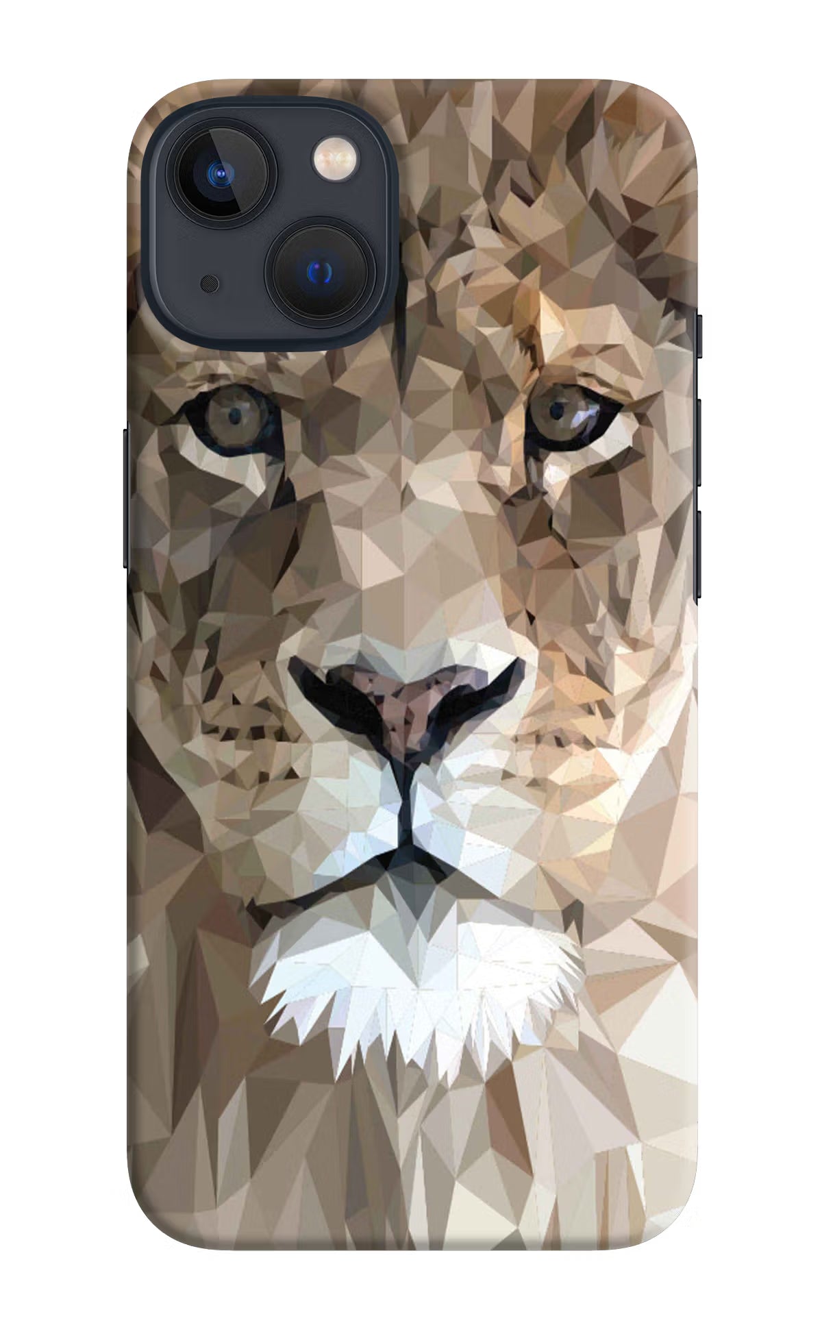 Lion Art iPhone 13 Hard Case Back Cover by Casekaro