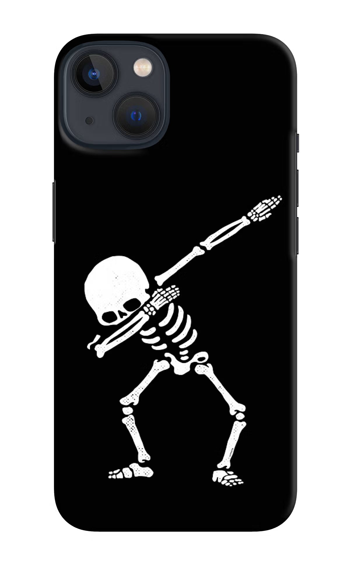 Dabbing Skeleton Art iPhone 13 Hard Case Back Cover by Casekaro